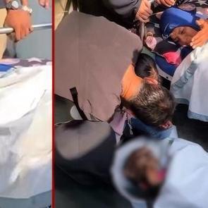 Yaralı kadından eşe son bakış! D&uuml;nya bu bakışı konuşuyor...
