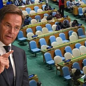 Rutte'den BM Genel Kurulunu terk eden &uuml;lkelere Netanyahu tepkisi