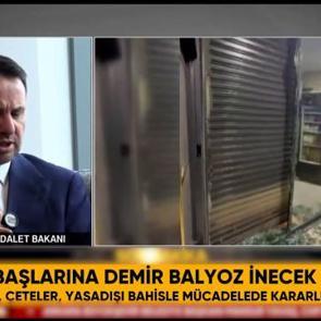 Adalet Bakanı Akın G&uuml;rlek: Başlarına demir balyoz inecek