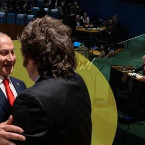 Arjantin lideri Milei'den BM'de yuhalanan Netanyahu'ya: Tarihin en b&uuml;y&uuml;k liderlerindensin