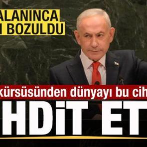 BM k&uuml;rs&uuml;s&uuml;nde yuhalandı ayarı bozuldu! D&uuml;nyayı cihazla tehdit etti