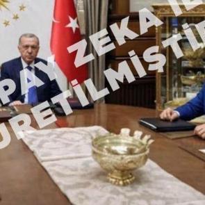 Erdoğan ve G&uuml;rlek'le yapay zeka fotoğraflarını paylaşan Mehmet &Ccedil;akmak tutuklandı