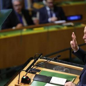 Erdoğan'dan BM'de d&uuml;nyaya Filistin &ccedil;ağrısı: Karşımızda &ouml;ld&uuml;rmeye doyamayan zihniyet var