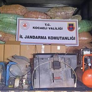 Kocaeli&rsquo;de ka&ccedil;ak t&uuml;t&uuml;n operasyonu: 4 milyon TL&rsquo;lik &uuml;r&uuml;n ele ge&ccedil;irildi