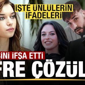 Hepsini ifşa etti şifre &ccedil;&ouml;z&uuml;ld&uuml;! Afra Sara&ccedil;oğlu, Sefo, Aras Bulut İynemli'nin ifadeleri