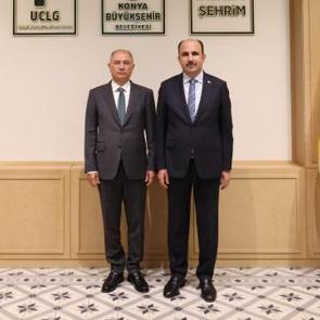 AK Parti Genel Başkan Vekili Efkan &Acirc;l&acirc;, Başkan Altay'ı ziyaret etti