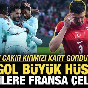 Tek gol b&uuml;y&uuml;k h&uuml;sran! Milli Takım'a Fransa &ccedil;elmesi