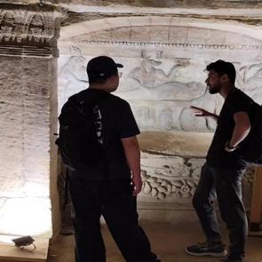 126 yıl &ouml;nce tesad&uuml;fen keşfedilmişti: Mısır&rsquo;daki yeraltı mezarları ilgi &ccedil;ekiyor