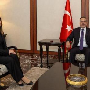 Alevi-Bektaşi K&uuml;lt&uuml;r ve Cemevi Başkanı Ersin&rsquo;den, Dışişleri Bakanı Fidan&rsquo;a ziyaret