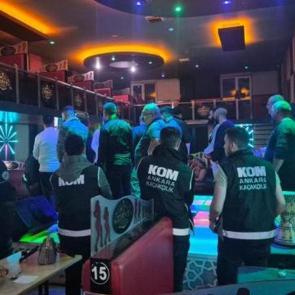 Ankara&rsquo;da eğlence mekanlarına y&ouml;nelik operasyon: 68 g&ouml;zaltı