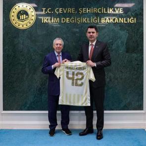 Bakan Kurum, Aziz Yıldırım'ı ağırladı
