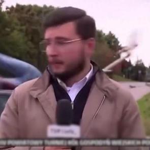Canlı yayında &ccedil;ifte dehşet: &Ouml;l&uuml;ml&uuml; kaza haberini sunarken yeni bir kaza yaşandı