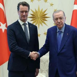 Cumhurbaşkanı Erdoğan, Hendrik W&uuml;st'&uuml; kabul etti