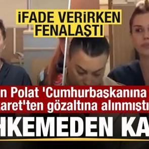 'Cumhurbaşkanına hakaret' su&ccedil;laması! G&ouml;zaltına alınan Dilan Polat hakkında karar!