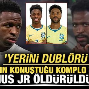 D&uuml;nya bu komplo teorisini konuşuyor! Vinicius Junior &ouml;ld&uuml;r&uuml;ld&uuml; m&uuml;? 'Yerini dubl&ouml;r&uuml; aldı'