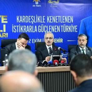 Uraloğlu Nevşehir&rsquo;de m&uuml;jdeyi duyurdu: &Ccedil;erkezk&ouml;y-Kapıkule Hızlı Tren Hattı i&ccedil;in tarih verdi