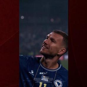 Bosna Hersek'te bir d&ouml;nem sona erdi: Edin Dzeko veda etti...