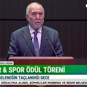 Zekeriya Karaman'dan Sporun Devleri Buluşuyor &Ouml;d&uuml;l T&ouml;reni'nde &ouml;nemli a&ccedil;ıklamalar