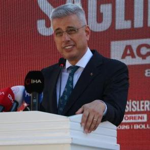 Bakan Memişoğlu, Bolu'da iki sağlık tesisinin a&ccedil;ılışını yaptı