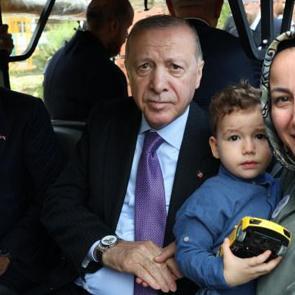 Cumhurbaşkanı Erdoğan, AileFest alanında!