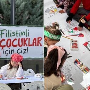 "Filistinli &Ccedil;ocuklar İ&ccedil;in &Ccedil;iz" binlerce &ccedil;ocuğun sesi oldu