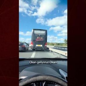 Galatasaray otob&uuml;s&uuml;n&uuml;n peşine takıldı! Sonu k&ouml;t&uuml; oldu