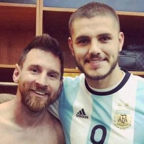 Icardi'den &uuml;&ccedil; kelimelik Messi paylaşımı!