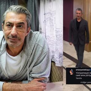 Erkan Petekkaya&rsquo;dan H&uuml;lya Avşar&rsquo;ın videosuna kafa karıştıran yorum! 'Bir canlı ama y&uuml;r&uuml;yemiyor'