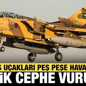 Savaş u&ccedil;akları peş peşe havalandı: Kritik cephe vuruluyor!