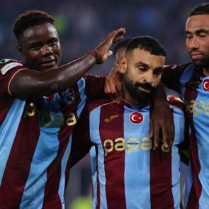 Salah yine imzasını attı! Trabzonspor'dan Avrupa'da g&uuml;&ccedil; g&ouml;sterisi