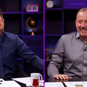 Sergen Yal&ccedil;ın'dan Candaş Tolga Işık'a ayrılık g&ouml;ndermesi! Kahkahalara boğuldular