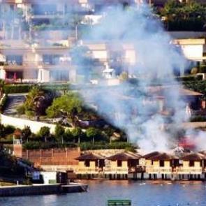 El Maktum'un Bodrum'daki otelinde yangın 