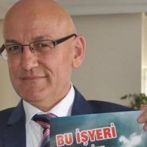 AK Partili başkan termik santrale karşı