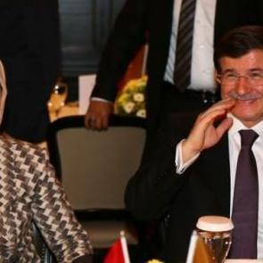 Amasya'da Davutoğlu sevinci