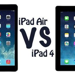 Apple iPad Air ve iPad 4 karşılaştırması