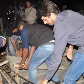 Cami inşaatına engel olabilmek i&ccedil;in...