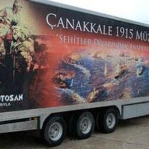 &Ccedil;anakkale Savaşları gezici m&uuml;zesi Hatay'da