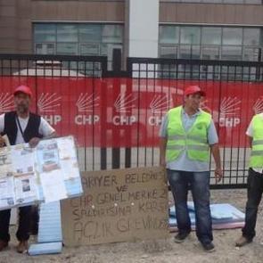 CHP'li Sarıyer Belediyesi'nin iş&ccedil;ileri isyan etti