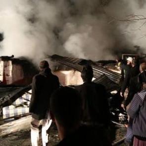 Erzurum'da gecekondu k&uuml;le d&ouml;nd&uuml;