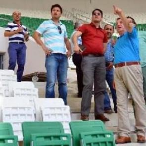 Futbol Federasyonu Timsah Arena&rsquo;yı inceledi