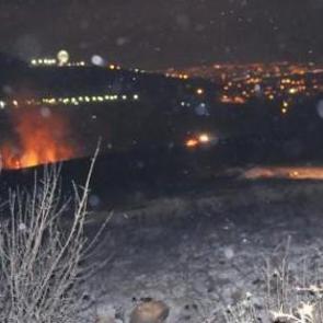 İzmir'de makilik alanda yangın