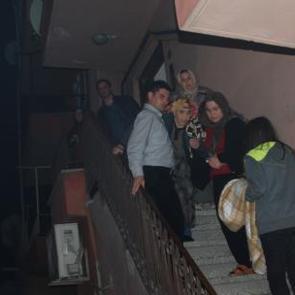 Lokantada &ccedil;ıkan yangın paniğe neden oldu
