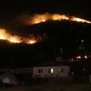 Muğla'da makilik alanda yangın