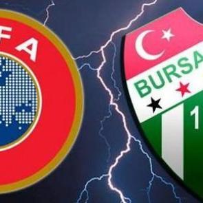 Bursaspor'dan UEFA a&ccedil;ıklaması!