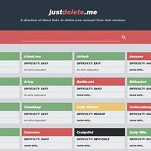 Online hesap silme kılavuzu