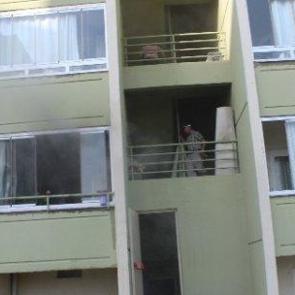 Prizde unutunca yangın &ccedil;ıktı