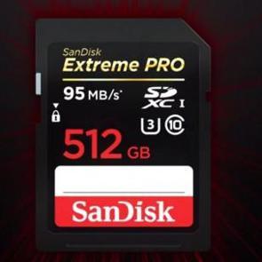 SanDisk'ten 512GB'lık hafıza kartı