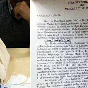 Se&ccedil;imi iptal ettiren oy torbası