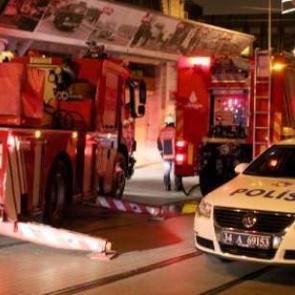 Tarihi Taksim T&uuml;neli'nde yangın paniği