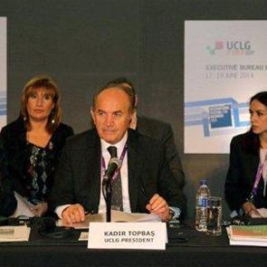 Topbaş, UCLG toplantısını y&ouml;netti